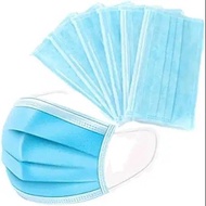 B50 Masker Medis 3ply Earloop Disposable Mask 3 Ply 1 box isi 50 pcs