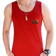 Singlet Pria TNF Orange [HARGA PROMO] [PALING MURAH] Kaos Polos  Bahan Soft PE Grosir Premium Oblong