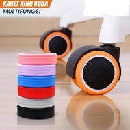 4pc Silicone Over Luggage Wheel Protector Replacement Luggage Wheel Rubber Ring Luggage Wheel Rubber