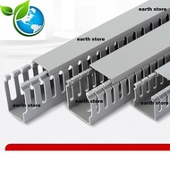 PVC OPEN SLOT WIRING DUCT / PVC CASING / OPEN SLOT WIRING CASING/PVC CABLE TRUNKING 1METER