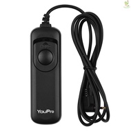 YouPro E3 Type Shutter Release Cable Timer Remote Control 1.2m/3.9ft Cable Replacement for Canon G10/ G11/ G12/ G15/ G1X/ SX50/ 700D/ EOS/ 1300D Penta Came-1229