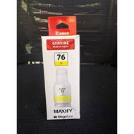 Original Canon GI -76 Pigment Yellow GI 76 Toner Ink Bottles for Canon Pixma GX 6070 GX 7070