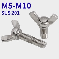 [HJC-GY] Wing Bolt | Butterfly Bolt| Hand-Tightened for Quick Adjustments | 201 Stainless Steel  M5 