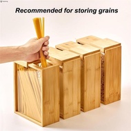 Wooden Cereal Storage Box Clear Large Cereal Containers Storage for Cereal Rice Snack Candy