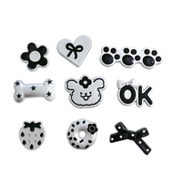 crocs button crocs charm crocs accessories Metallic Puppy Shoe Accessories - Decorative Simple Buckl