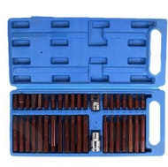 CR-V S2 40pcs Material Hex star wrench set Spline bit Trox Socket Screwdriver Bit combination Allen 