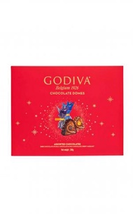 Godiva 【20粒】 Domes什錦巧克力 (雙層黑巧克力和牛奶巧克力脆榛子)  過年送禮 新年禮盒 禮品 EXP: 2024/07 或之後【平行進口】