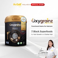 【ITSCOLL】Oxygrainz Prevent White Hair Loss Black Hair Nutrition Daily Drink 保健營養谷糧黑芝麻黑豆排毒生发健康饮料 600g
