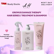 Growus Damage Therapy Hair Treatment / Shampoo / Treatment Cream
