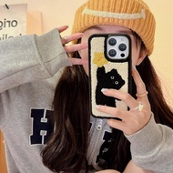 Cartoon Star Cat Phone Case Compatible with iPhone 15 Pro(Not Max),Cute Kitty Case for iPhone 15 Pro