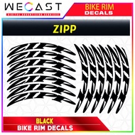 WECAST ZIPP Bike Rim Decals for Road Bike 700c/40mm 12 pcs sticker