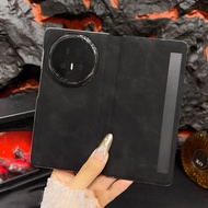 Flip Case for Honor Magic V5 V3 Fold Smartphone Shockproof Luxury PU Leather Cover Full-Body Protect