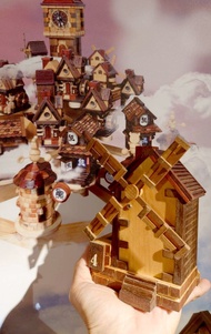 小屋系列-風車小屋-倒流香天空之城音樂盒