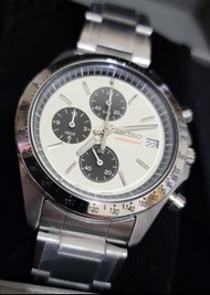 精工 Seiko x Nano Universe Chronograph 白面熊貓計時，日本版，100%全新未用品。