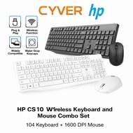 HP | Vention CS10 2.4G Keyboard Wireless Keyboard and Mouse Combo Set With 104 Keyboard and 1600 DPI