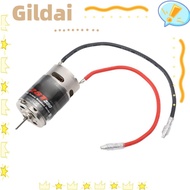 GILDAI RC Brushed Motor, Stainless Steel High Torsion Brushed RC Motor, Durable 390 28T Low Noise RC