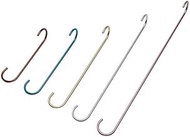 Mizumoto Fancy S Hook Twist (Silver), Total Length 9.8 inches (250 mm) A992