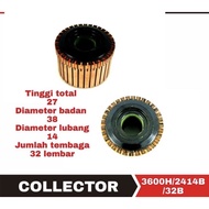 MESIN Collector armature copper router machine makita 3600H 2414B circel profile 3600 h 32 sheets as