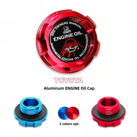 Aluminum ENGINE Oil Cap fo TOYOTA Lexus Corolla RAV4 C-HR Hybrid Camry FJ Cruiser Prado Yaris AE86 4