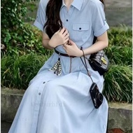 One-Piece Dress Dress Temperament Slimmer Look Japanese Korean Foreign Trade Tail Goods Cut Label Wo