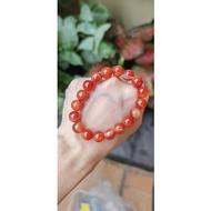 Red Botswana agate 10mm bracelet
