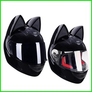 Cat Ear Motorcycle Helmets Womens Motorcycle Helmets Cute Cat Ear Motorcycle Helmets All Season Full