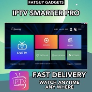 [READY STOCK] IPTV SMARTER PRO 1/3/6M SMARTER PLAYER LITE TELE IOS CRPAT HANTAR