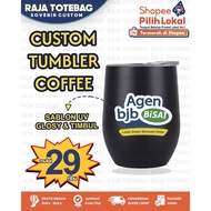 CUSTOM COFFEE TUMBLER - SEMINAR TUMBLER SOUVENIR - COFFEE TUMBLER