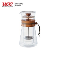 Hario Double Glass Coffee Press (Olive Wood)