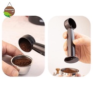 Nebaby 2 In 1 Coffee Spoon 7g Standard Measuring Spoon Dual-use Bean Scoop Powder Press Scoop Coffee