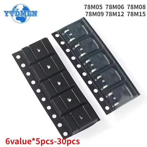 30PCS SMD Voltage Regulator Triode 78M05 78M06 78M08 78M09 78M12 78M15 TO-252 Voltage Regulator IC K
