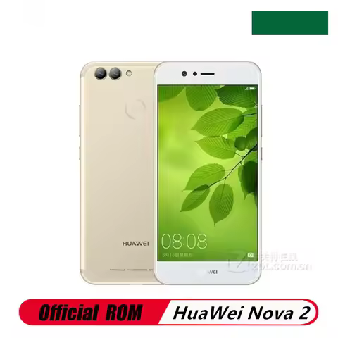 Original HuaWei Nova 2 4G LTE Mobile Phone 20.0MP+12.0MP+8.0MP Fingerprint Kirin 659 5.0" 1920X1080 