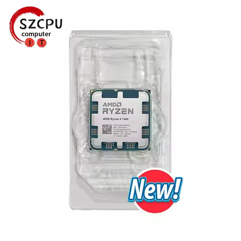 AMD Ryzen 5 7600 R5 7600 3.8 GHz 6-Core 12-Thread CPU 5NM L3=32M 100-000001015 Socket AM5 Tray New b