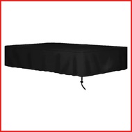 Pool Table Cover 210D Oxford Cloth Waterproof Pool Table Cover with Drawstring 7/8/9 Ft Indoor Outdoor Furniture iadmy