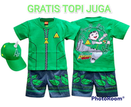 FREE TOPI BAJU ANAK LAKI LAKI BOBOIBOY / SETELAN BAJU BOBOIBOY 1 SET TOPI / BAJU ANAK LAKI LAKI BOBO
