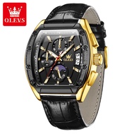 [Ready Stock] OLEVS Brand New Style High-End Quartz Luminous 3661 Belt Men's Watch