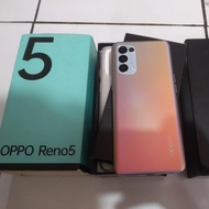 Handphone Secondmurah Oppo Reno 5 8/128 fullset hp seken Oppo reno