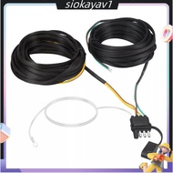 Trailer Connector Wire Plug 22FT 4 Pin 5 Wire Trailer Wiring Harness, Trailer Light Kit 5 Wire 4 Pin