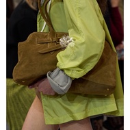 Imported Leather Top 1 Quality Handbag Underarm Bag Tote Bag Computer Bag IU