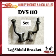 Demak DVS 110 DVS110 DVS-110 Leg Shield Bracket Set Kiri + Kanan Legshield Kepuk Kepok Kepak Braket 