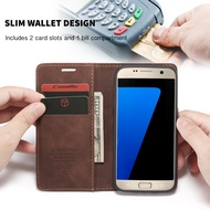 Samsung S7 / S7 Edge Flip Case Caseme Cover Leather Wallet Dompet