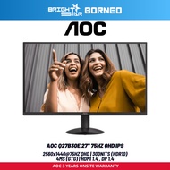 AOC Q27B30E 27" 2560x1440 QHD 75HZ Ips Monitor