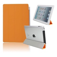Smart Cover PU Leather Shell Case for iPad 2/3/4 Orange