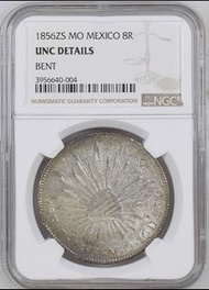 1856 墨西哥鷹洋 8 Real NGC UNC detail