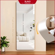 SALVO Home DIY HD Mirror Wall Sticker Full Body Mirror Stitching Mirror Self Adhesive Mirror