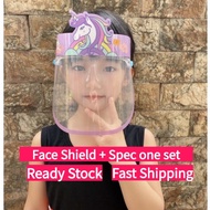 Kids FACE SHIELD High resolution Spec style Good Quality
