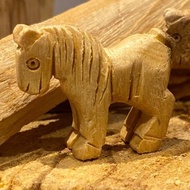 秘魯聖木小馬雕像 原住民人手製作 印加聖木吉祥物
