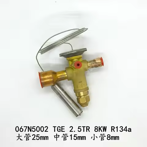 New air conditioning thermal expansion valve 067N5002 TGE 2.5TR 8KW R134a / 068Z3209 TEX2 R22 R407C 