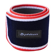 Phiten RAKUWA Support Band - 30cm, Black (2-Pack) for Wrist and Ankle, Moisture-Wicking, Velcro Clos