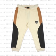 Moose Gear Cream Combi Jogger Pants with Woven Patch Details (JP-F 511 15674 IW MDP)